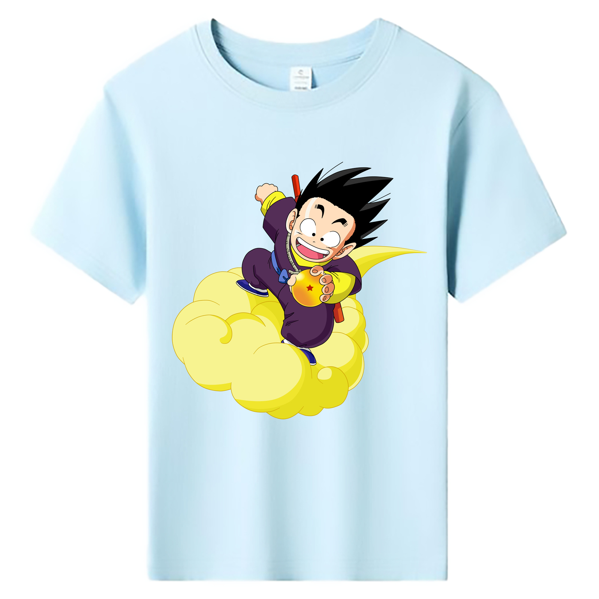 （画像用） ドラゴンボール 孫悟空（そん ごくう）Son Goku カカロット DRAGON BALL Kakarotto 綿100％キッズTシャツ（フロントプリント）